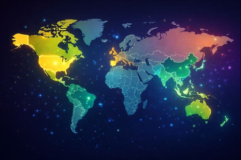 YouTube CPM rates comparison by country showing tier 1, tier 2, and tier 3 countries