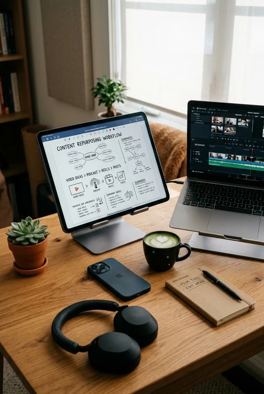YouTube Video Summary Generator Guide 2026 — Turn any YouTube video into notes, SEO articles, and viral scripts using free AI tools infographic